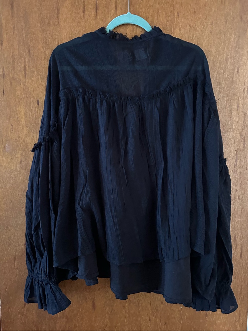 New ASOS black sheer tunic top - Picture 3 of 3